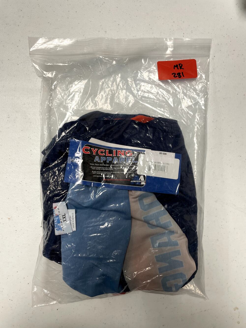 ADRENALINE PROMOTIONS NEW Syracuse University Go Orange Cycling Shorts XXL